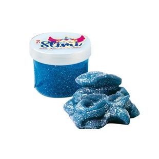 Слайм дитячий Mi-mi Slimi 71821S (Blue) з глітером, 100 г