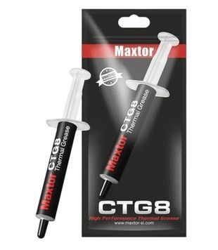 Термопаста Maxtor CTG8, 2 г, 12.8 Вт/мК, зі шпателем (CTG8D-2g), шприц