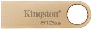 Флеш-накопитель USB 512Gb Kingston DataTraveler SE9 G3, Gold, до 220/100 МБ/с (DTSE9G3/512GB), USB 3.2 Gen 1