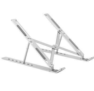 Підставка для ноутбука до 17" OfficePro LS322S, Silver, регулювання висоти, алюміній/силікон