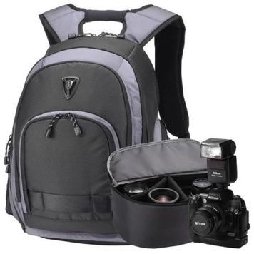 Рюкзак для ноутбука 16" Sumdex PON-395GY, Black/Grey, 27.3 x 26.7 x 3.8 см, поліестер
