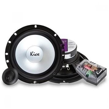 Автомобільна акустика Kicx PD-6.2 компонентна, 16 см, 75 Вт, 60 &ndash; 24000 Гц, 2 смуг, 91 дБ
