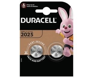Батарейка CR2025, літієва, Duracell, Blister (DL2025), 2 шт