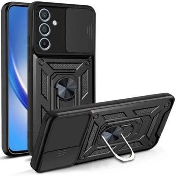 Бампер для Samsung Galaxy M14 5G (SM-M146), BeCover Military, Black, 6.6", силікон + метал