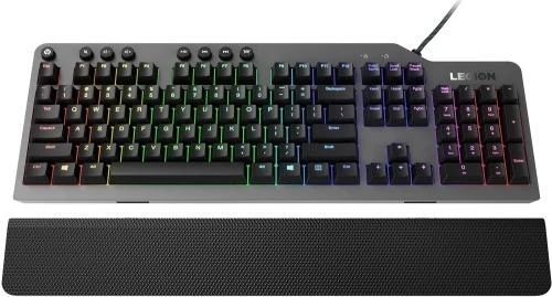 Клавіатура Lenovo Legion K500 RGB, Black, RGB підсвічування, 1.8 м (GY41L16650), USB, механічна, 111 клавіш