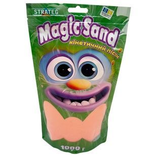 Кинетический песок Magic sand оранжевый 1 кг (39404-7) для креативного творчества