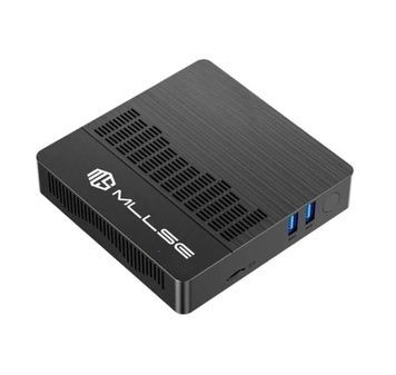 Неттоп Mllse M2 Air, Black, UHD Graphics 600, WiFi 5, GLan, Celeron N4000 (2x1.1-2.6 GHz), 6Gb LPDDR4, microSD (TF), Bluetooth 4.2, 3xUSB 3.2, Windows 11 Pro, VGA/HDMI, 128Gb SSD