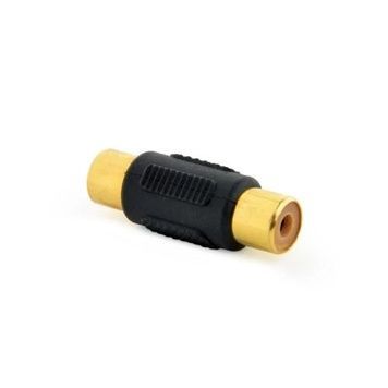 Перехідник звуковий, RCA (F) - RCA (F), Cablexpert (A-RCAFF-01), Black