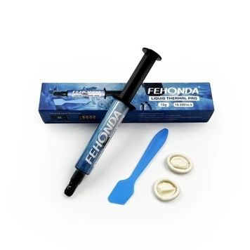 Жидкая термопрокладка Fehonda LTP81, 18 Вт/мК, со штапелем (FHD-LTP81-12G-TBX), 12 г