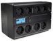 Джерело безперебійного живлення PowerCom CUB-850N LCD, 850 ВА, 4 з фільтрацією), 8 х Euro (4 з резервним живленням, батарея 12В/9Ач x 1 шт, 510 Вт