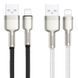 Дата-кабель Baseus Cafule Metal USB-Lightning 2.4A 1м Black