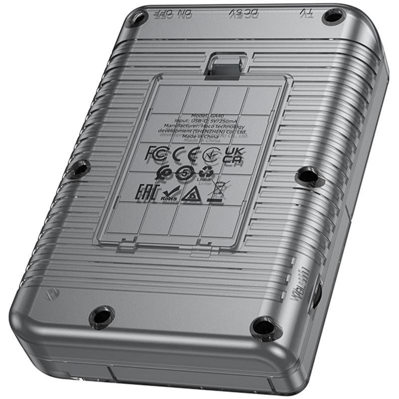 Портативна ігрова консоль Hoco GA40 Brilliant 400 ігор (250mAh), Сірий