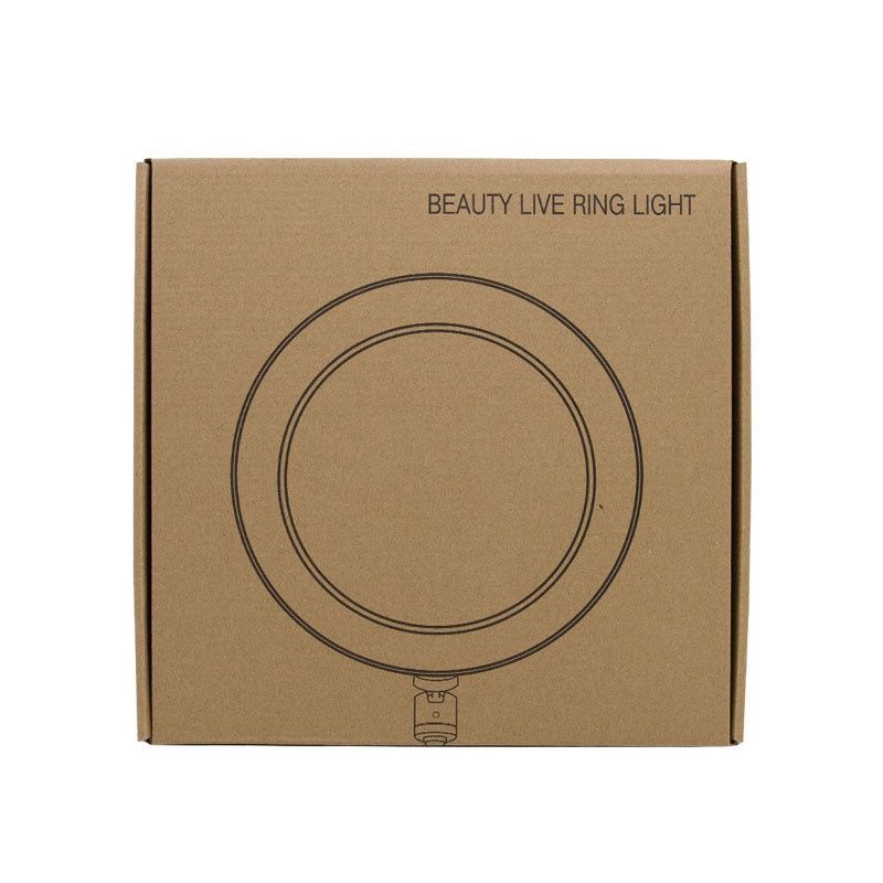 Кільцева LED лампа Flat Ring 8" Black