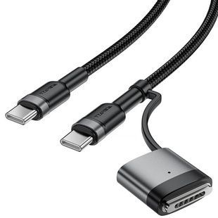 Дата-кабель Acefast C22-05 2in1 Type-C to MAG3 240W (1.2м), чорний