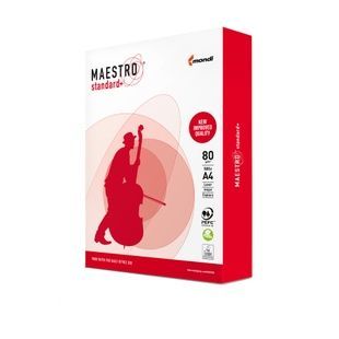 Папір офісний MAESTRO STANDARD+ А4, клас B, 80 г/м&sup2;, 500 аркушів