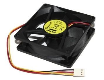 Вентилятор 80 mm Gembird FANCASE 80х80мм, 3-pin mini роз'єм, 80 x 80 мм, для корпусу, до 30 дБ, активне охолодження