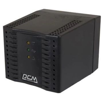 Стабілізатор PowerCom TCA-2000 Black, 2000VA, 2 кг, 1000W, 4 розетки (Schuko), LED індикація, вхідна напруга 220V+/-20%