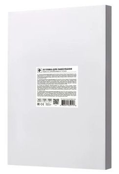 Плівка для ламінування, А3, 2E (2E-FILM-A3-125G), глянсова, 125 мкм, 100 од