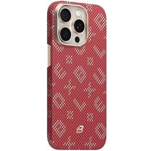 Чохол Blueo Gilded Tactile Woven with Magnetic Fit для Apple iPhone 15 Pro Max (6.7") Red