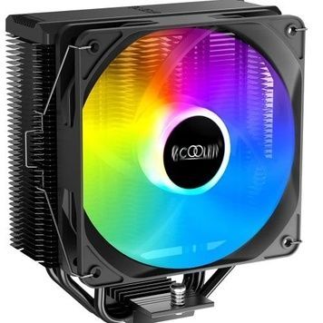 Кулер для процесора PcCooler PALADIN EX300 S, Black, для Intel 1700/1200/115x, алюміній/мідь, 1x120 мм RGB, до 125 Вт, AMD AM5/AM4, висота 157 мм