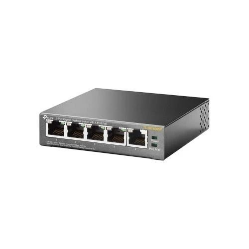 Комутатор TP-LINK TL-SG1005P 5 LAN 10/100/1000 Mb, некерований, металевий корпус, Black, 100/1000 Mb/s