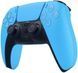 Геймпад Sony PlayStation 5 DualSense, Starlight Blue, подвійна вібрація, комбіноване, Bluetooth / USB Type-C, PC, PS4, PS5, Android, iOS
