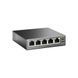 Комутатор TP-LINK TL-SG1005P 5 LAN 10/100/1000 Mb, некерований, металевий корпус, Black, 100/1000 Mb/s