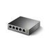 Комутатор TP-LINK TL-SG1005P 5 LAN 10/100/1000 Mb, некерований, металевий корпус, Black, 100/1000 Mb/s