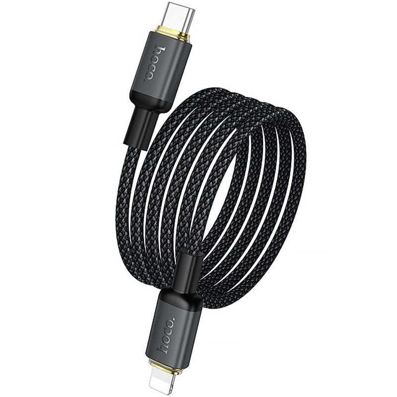 Дата-кабель Hoco X128 Benefit Type-C to Lightning 30W (1м), чорний