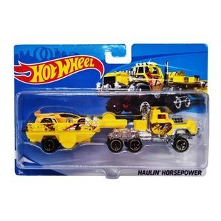 Детский игровой набор машинок T-P771-1 (Yellow) с трейлером