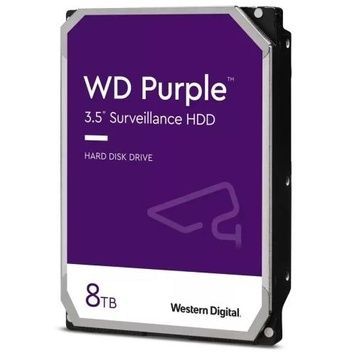 Жесткий диск 3.5" 8Tb Western Digital Purple, SATA3, 256 Мб, 5640 об/мин (WD85PURZ)