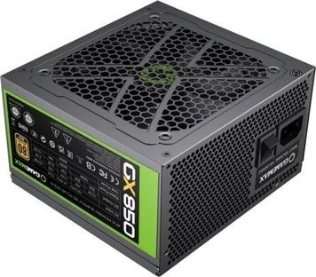 Блок живлення 850 Вт, GameMax GX-850, Active PFC, модульний, 3xMolex / 6xSATA / 4x6+2-pin / 2x4+4-pin / 1x20+4-pin, Black, 12 см, 80+ Gold, захист OVP / UVP / OCP / OLP / OPP / SCP