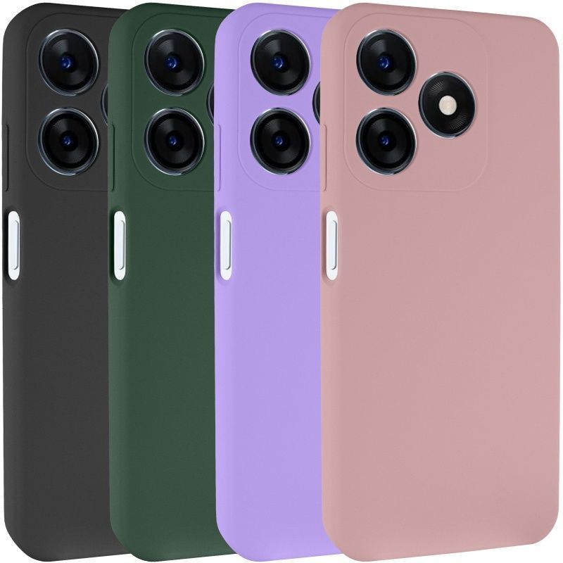 Чехол Silicone Cover Lakshmi Full Camera мятный для TECNO Spark 10